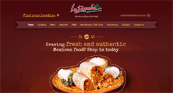 Desktop Screenshot of labambaburritos.com